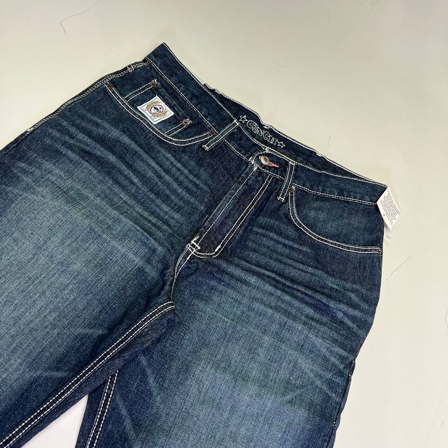 CINCH Relaxed Fit White Label Jeans Men's Sz 33 X 36 Stonewash Indigo MB92834019